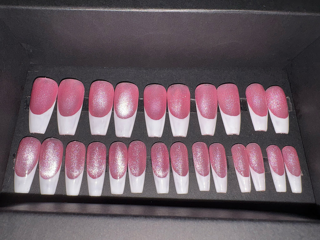 Long Coffin Cat Eye French Set