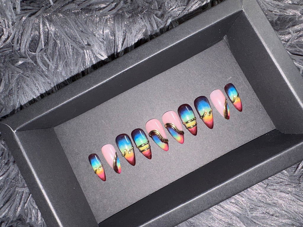 Aurora Luxe Press-On Nail Set