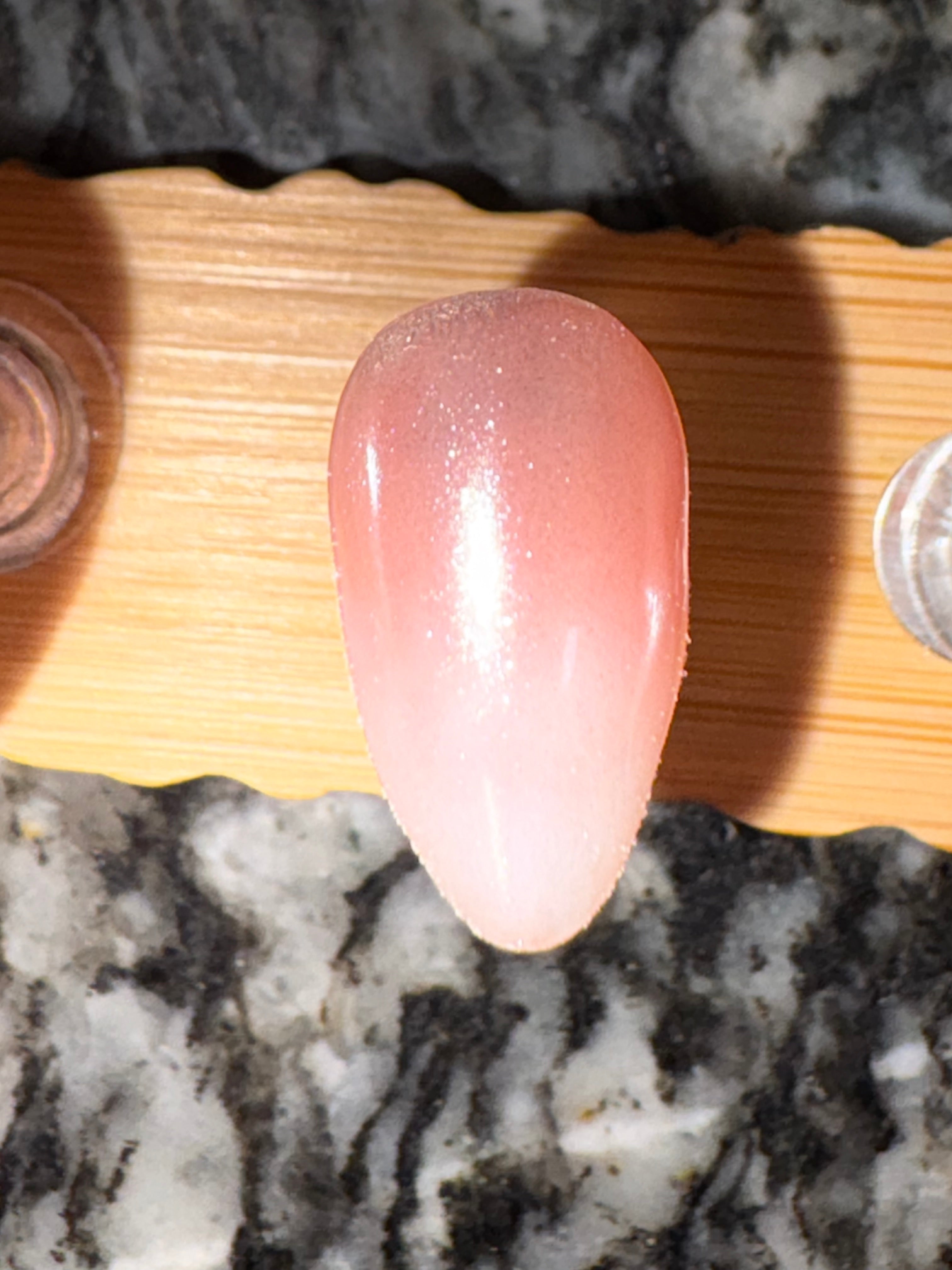 Short Almond Ombré Chrome Set