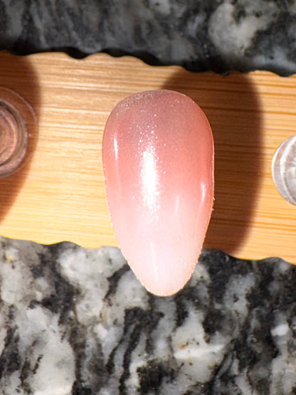 Short Almond Ombré Chrome Set