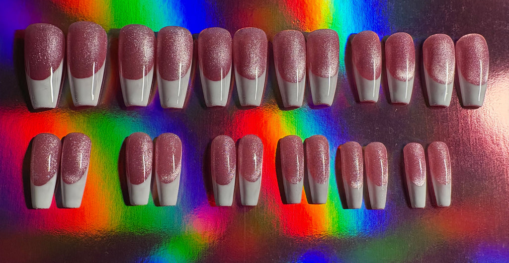 Long Coffin Cat Eye French Set