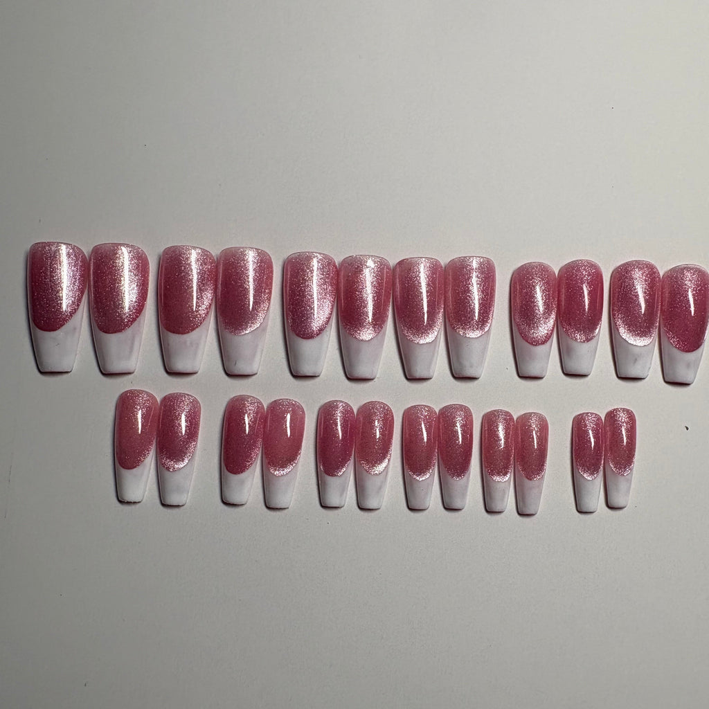 Long Coffin Cat Eye French Set