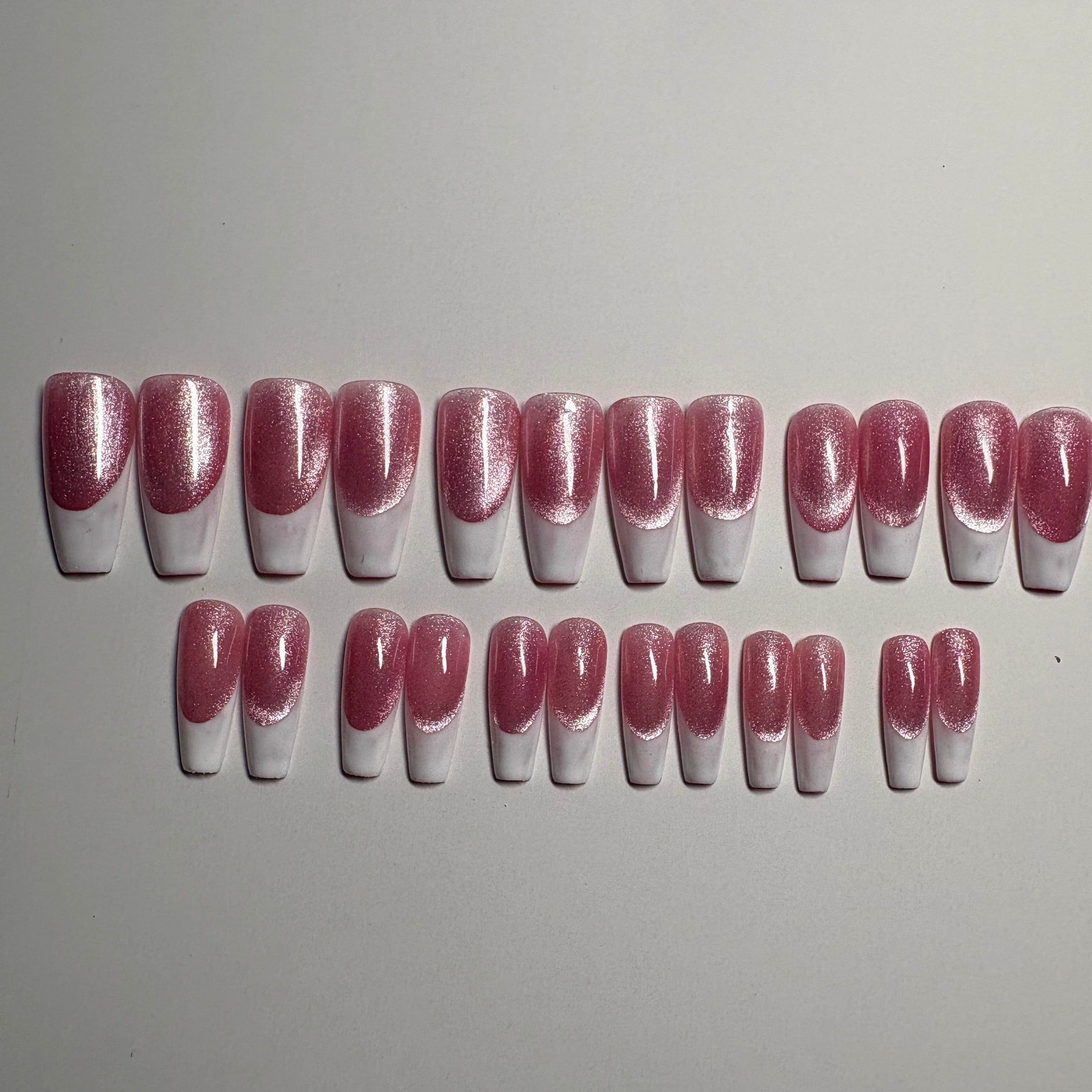 Long Coffin Cat Eye French Set