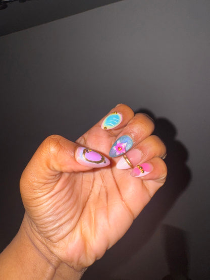 Short Custom Press-On Set