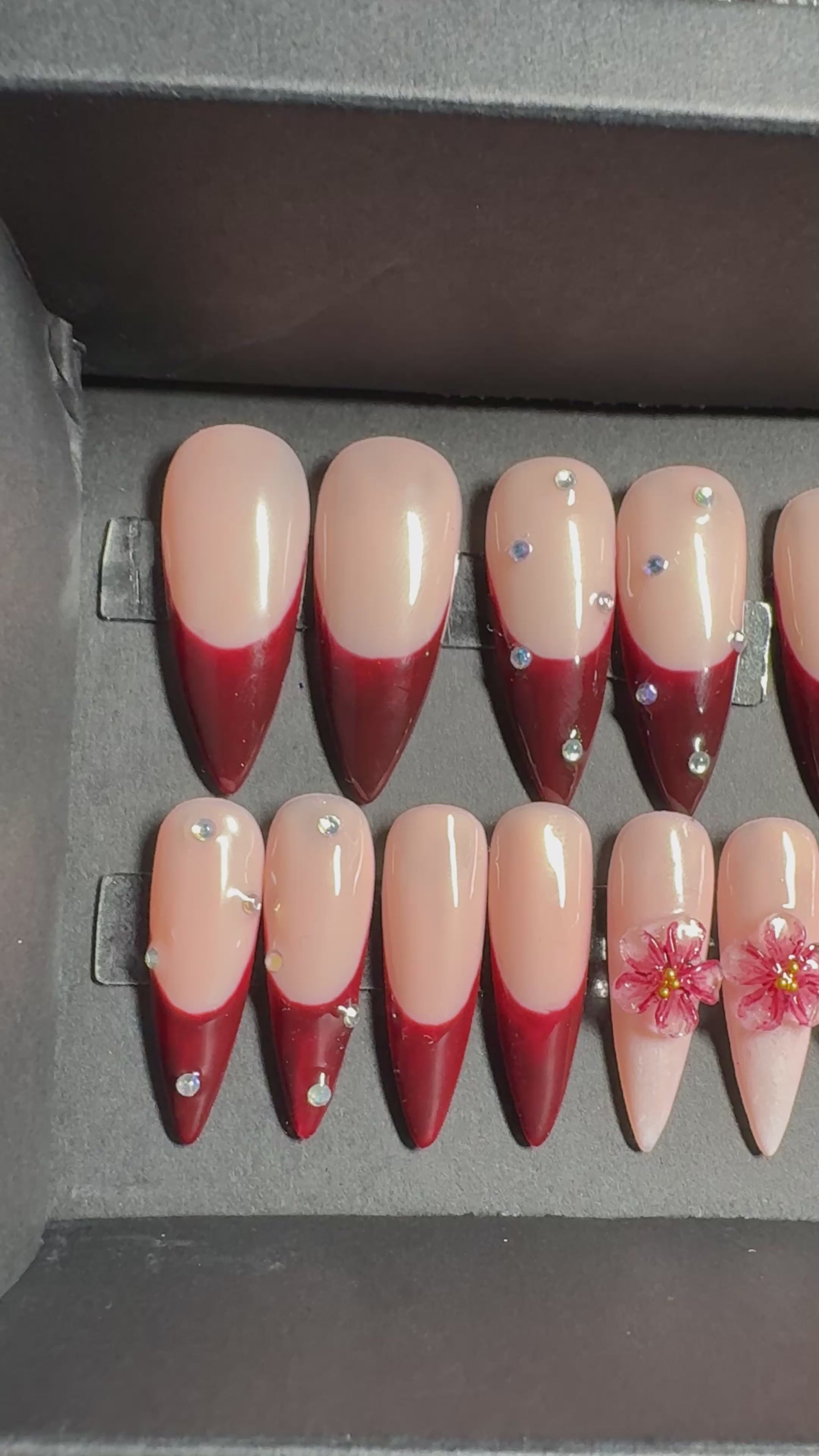 Date Night Long Stiletto Press On Set